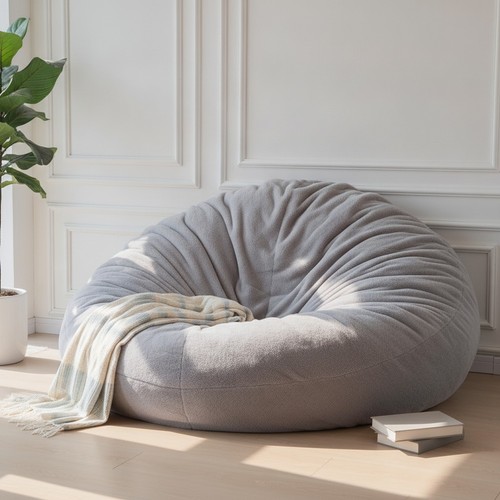 Bean bag bed large gray - bag,