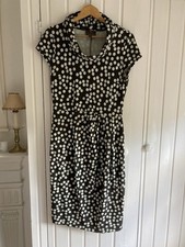 Fenn Wright Manson Women's Dress Brown Polka Dot Size 12