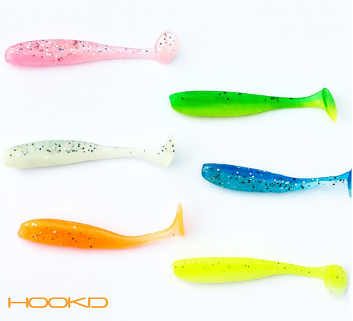 Soft plastic lures paddle - soft,