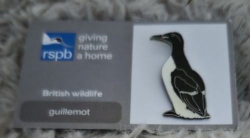 Rspb bird pin - badge,