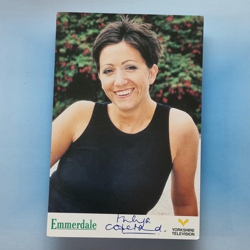 Emmerdale cast card c1995 - emmerdale,