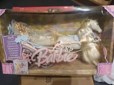 Barbie 2005 Cinderella Horse And Carriage Rare Find 