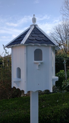 Dovecote style birdhouse with - dovecote,
