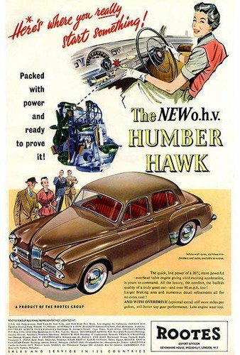 1955 humber hawk promotional - 1955,