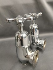 CHROME GLOBE TAPS, RECLAIMED &