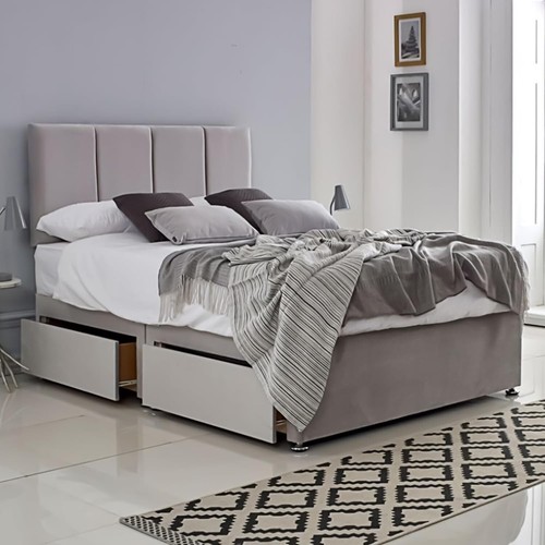 Luxury divan plush velvet - luxury,
