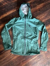 NEW Mens Black Diamond Green StormLine Stretch Rain Shell SZ Medium