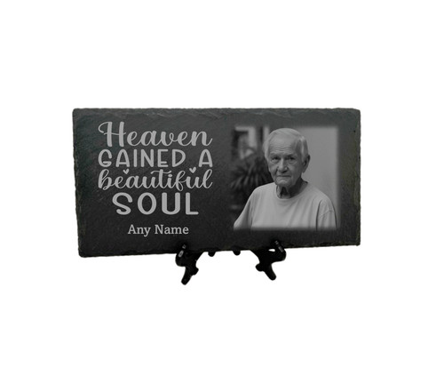 Memorial plaque slate - plaque, sign