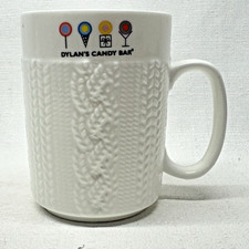 Dylan's Candy Bar Whirly Pop White Cable Sweater Mug