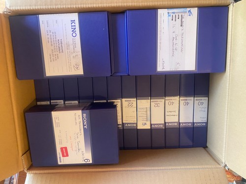 Used digital betacam tapes - used,