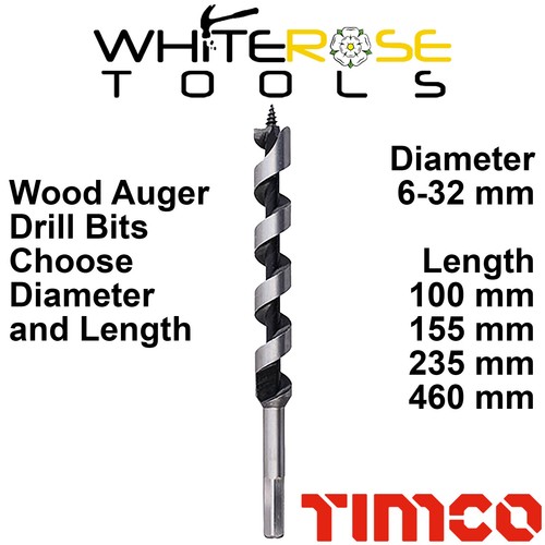 Timco wood auger drill bits - timco,