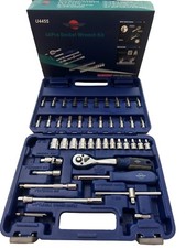 United Socket Set 46pc 1/4" Drive Tool Set With Ratchet Torx Hex UJ Adaptor PZ2