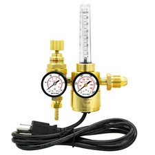 CO2 110V Pressure Regulator Flow Meter Carbon Dioxide Heated Pressure Reducer