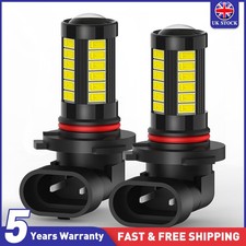 AUXITO 2x H10 9145 LED 6000K Fog Lights Bulbs For Chevrolet Silverado 2003-2006
