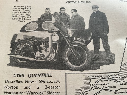 Norton big watsonian - norton, +