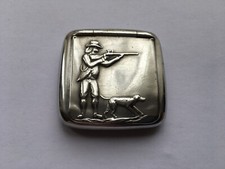 VINTAGE PEWTER HUNTING THEMED