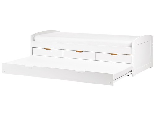 Wooden single trundle bed - single,