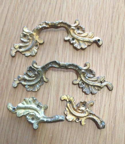 Vintage french leaf design - vintage,