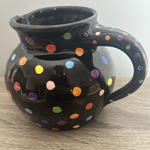 Eden pottery pitcher black - eden,