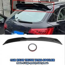 FOR AUDI Q7 SQ7 S LINE 4L REAR ROOF BOOT WING SPOILER LIP GLOSS BLACK 2009-2015