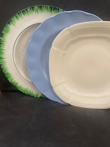 Vintage dinner plates - vintage, x3