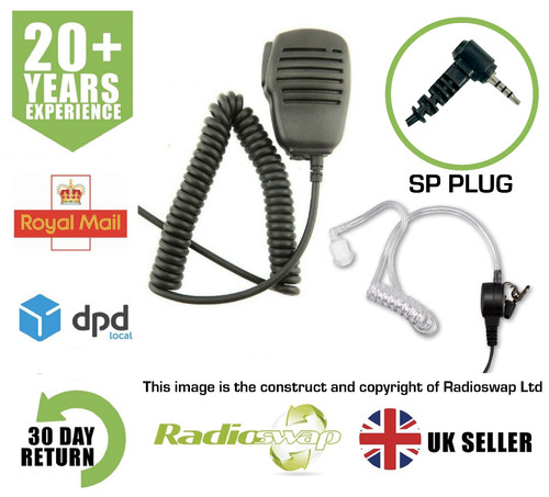 Speaker mic covert - speaker, earpiece