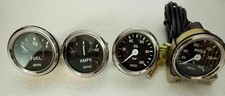 Smiths Replica 52 mm 2 1/16" Gauges Kit - Oil Temp + Oil + Fuel + Amp Gauge