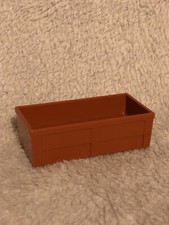 Lego Duplo Wooden Crate - Brown