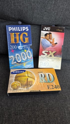 Job lot blank vhs - lot,