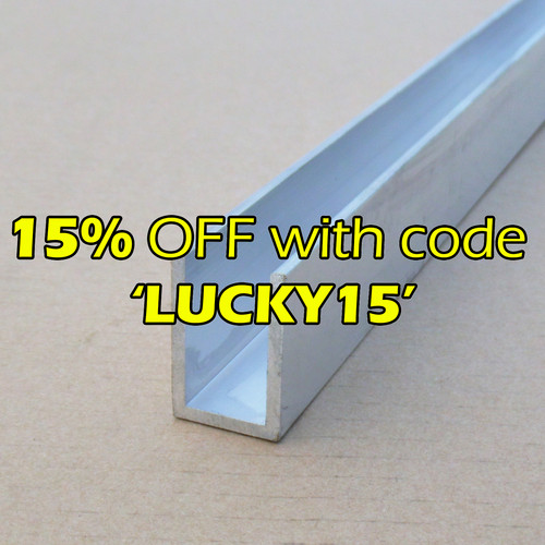25x50mm 25x40mm deep - deep, aluminium