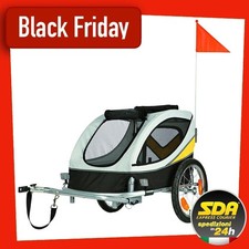 BLACK FRIDAY Trixie Trailer Dog Bike MEDIUM Rimorchio Bici Cane NUOVO NEW
