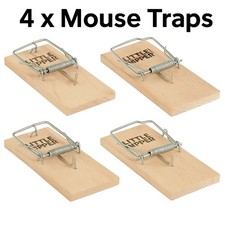 4 X Little Nipper Mouse Traps 4 Traps Supplied FAST FREE DELIVERY