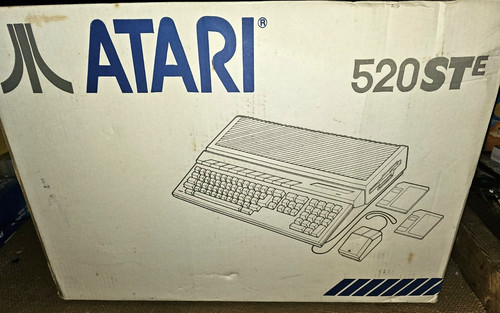 Atari 520st computer with - atari,