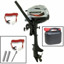 3.5HP MARINER F3.5M Short Shaft 4 Stroke Tiller OUTBOARD 17kg 5 Years Warranty