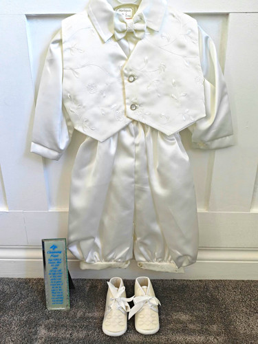 Harlequin boys white satin - boys,