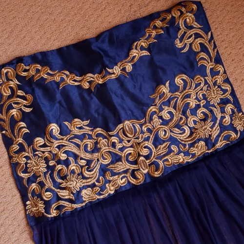 New piece blue gold - net, suit