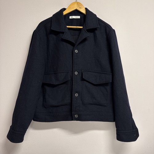 Zara dark blue - zara, coat