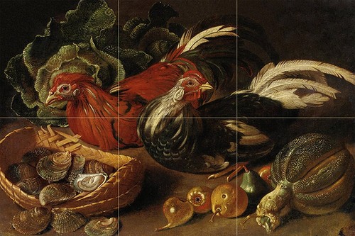 Chickens fruits vegetables - vegetables, j