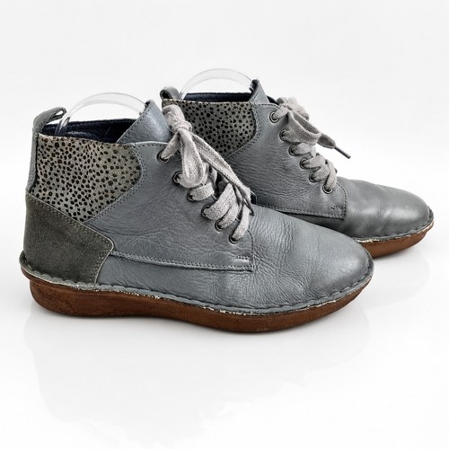 Adesso grey leather ankle - leather,