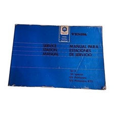 Vespa Service Station Manual