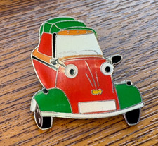 Vintage Messerschmitt KR200 Bubble Cartoon Car Enamel Pin 1955-1964 Germany