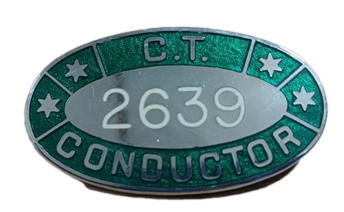 Vintage bus conductor - vintage,