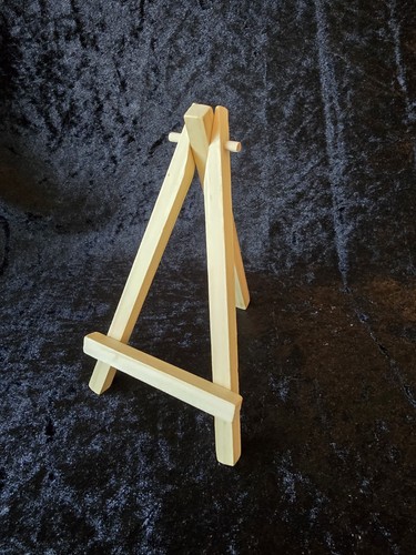 Miniature wooden easel tile - miniature,