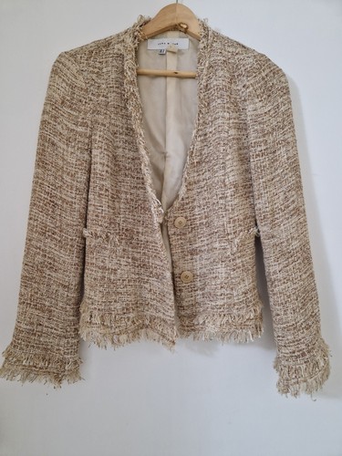 Zara women beige tweed - beige,