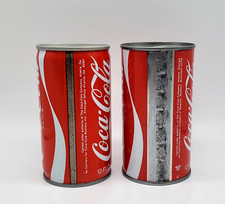 VTG Coca Cola Coke Cans Lot of 2 Different