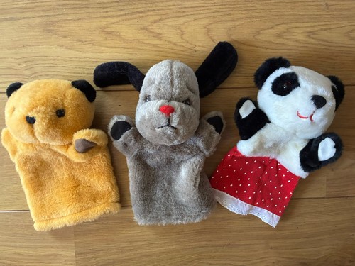 Sooty sweep and sue puppets - and,