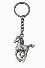 Silver Horse Bag Charm Cool Keyrings Novelty Metal Key Rings Keychain UK Seller