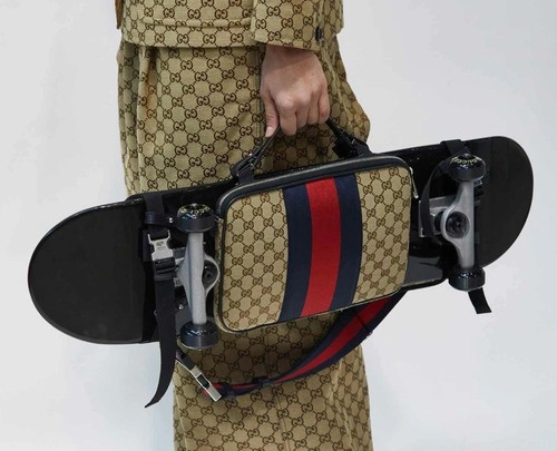 Gucci mens monogram canvas - mens, gg
