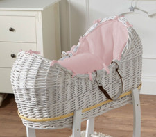 Baby Moses Basket Pod Pink