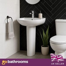 White Round Full Pedestal